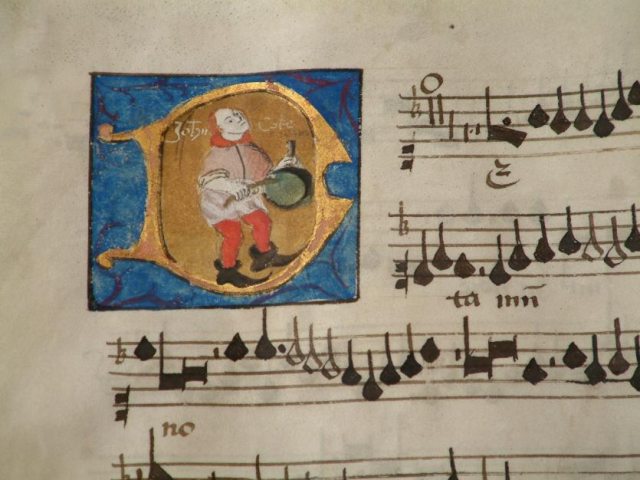 Illustration from the Caius Choirbook