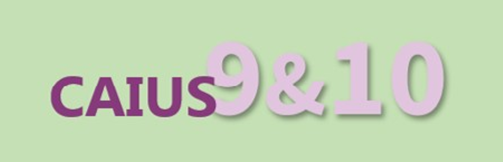Caius 9&10 logo